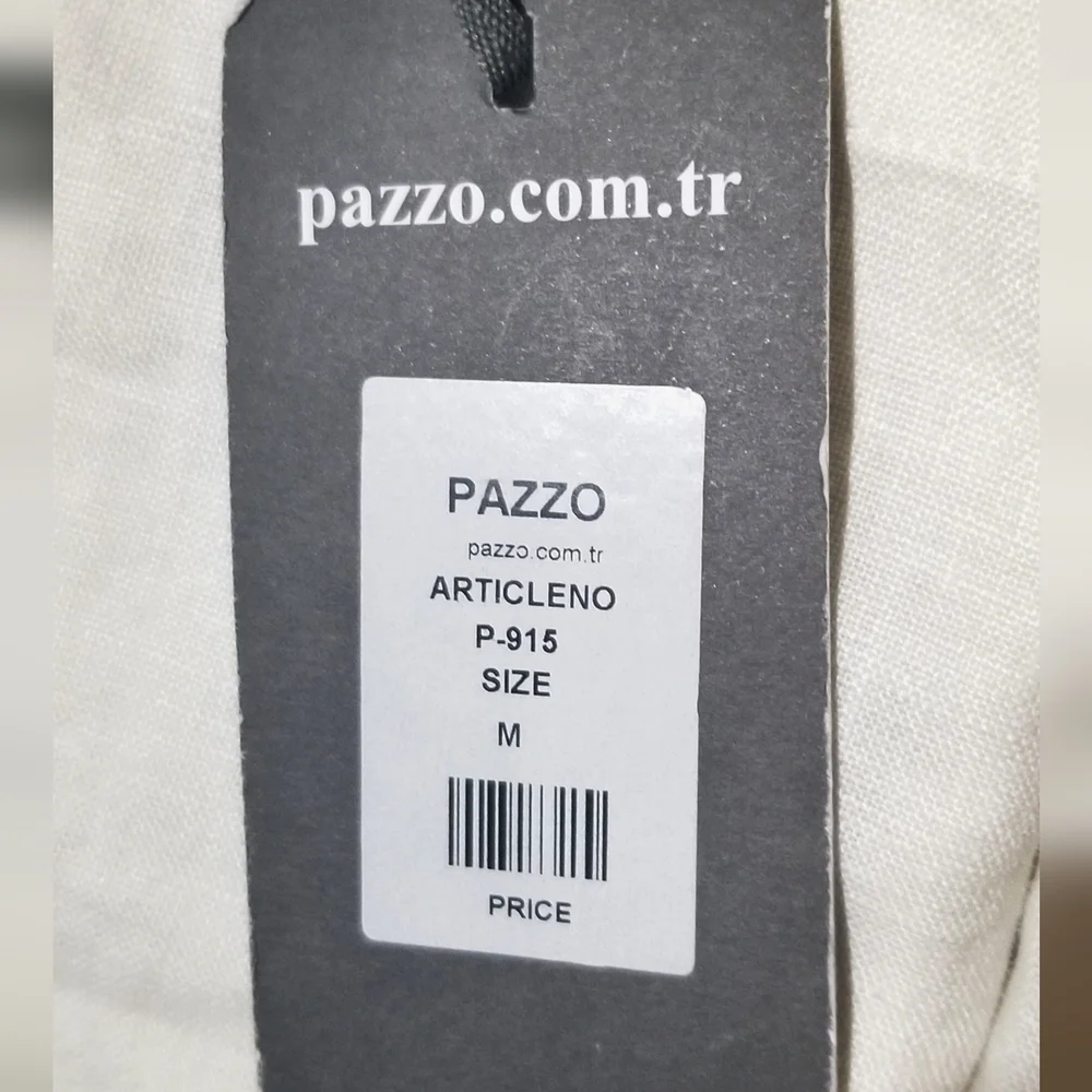 PAZZO\  Custom Italian Blazer / Medium / White Linen